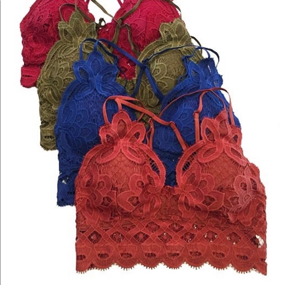 🦄 Host Pick 🦄 Beautiful Bralettes Ruby Red - Picture 2 of 8